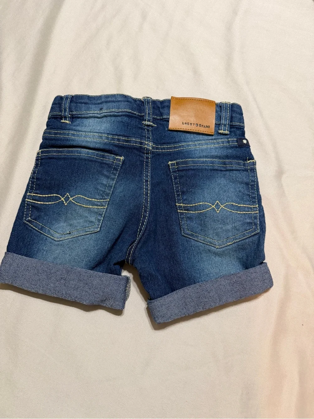Lucky Brand Classic Blue Denim Shorts for Kids - Stretch Cotton Blend